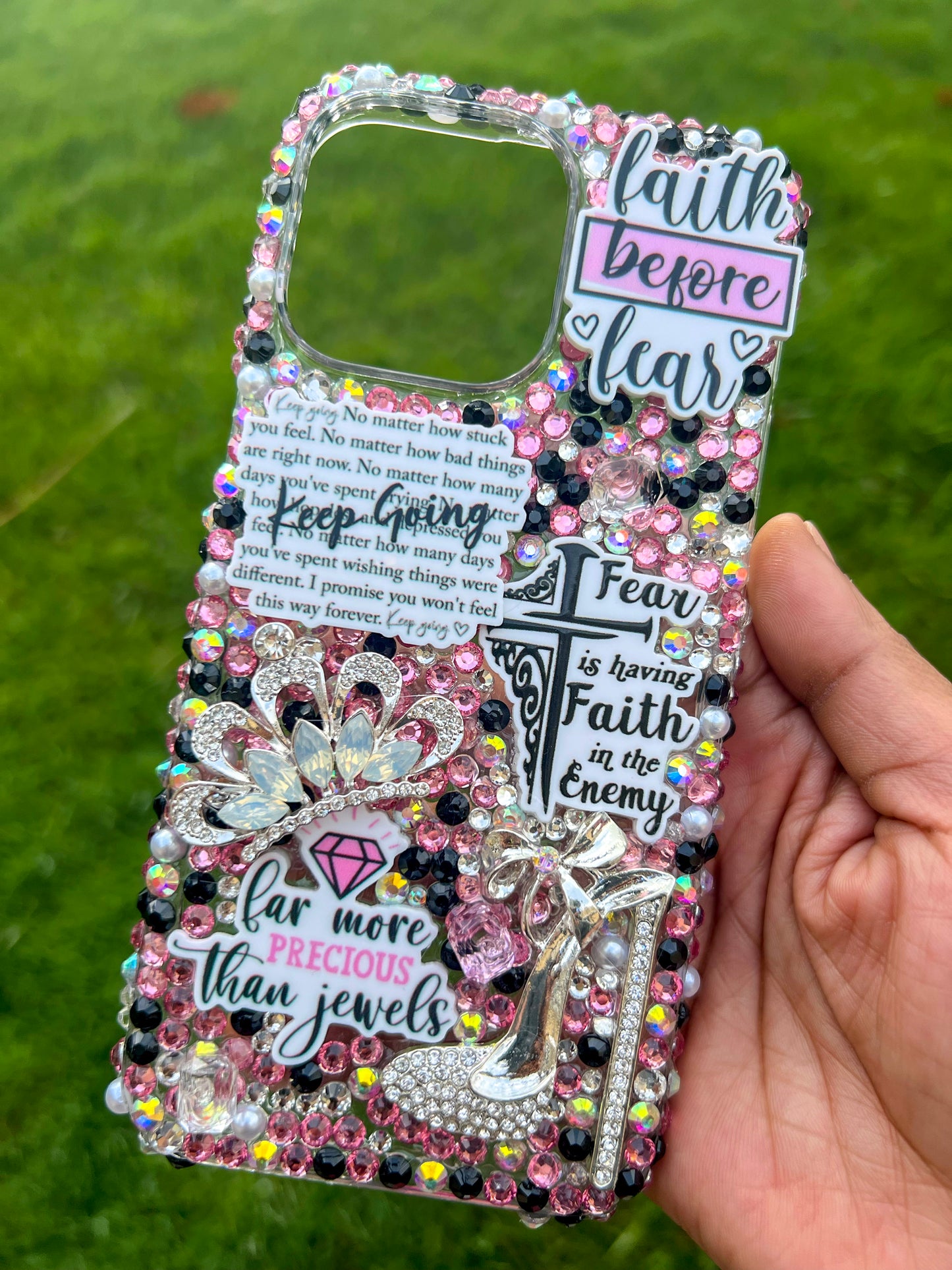 Faith before Fear IPhone 15 Pro Max Phone Case