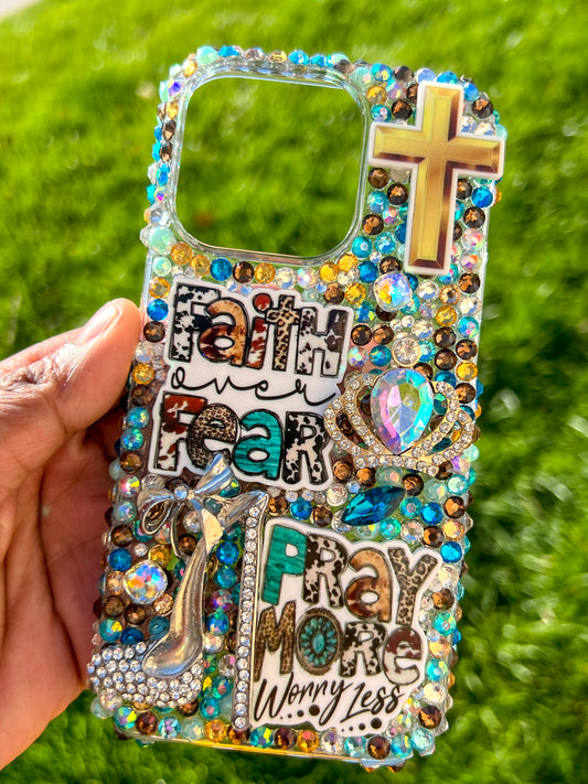 Faith over Fear iPhone 14 Pro Phone Case