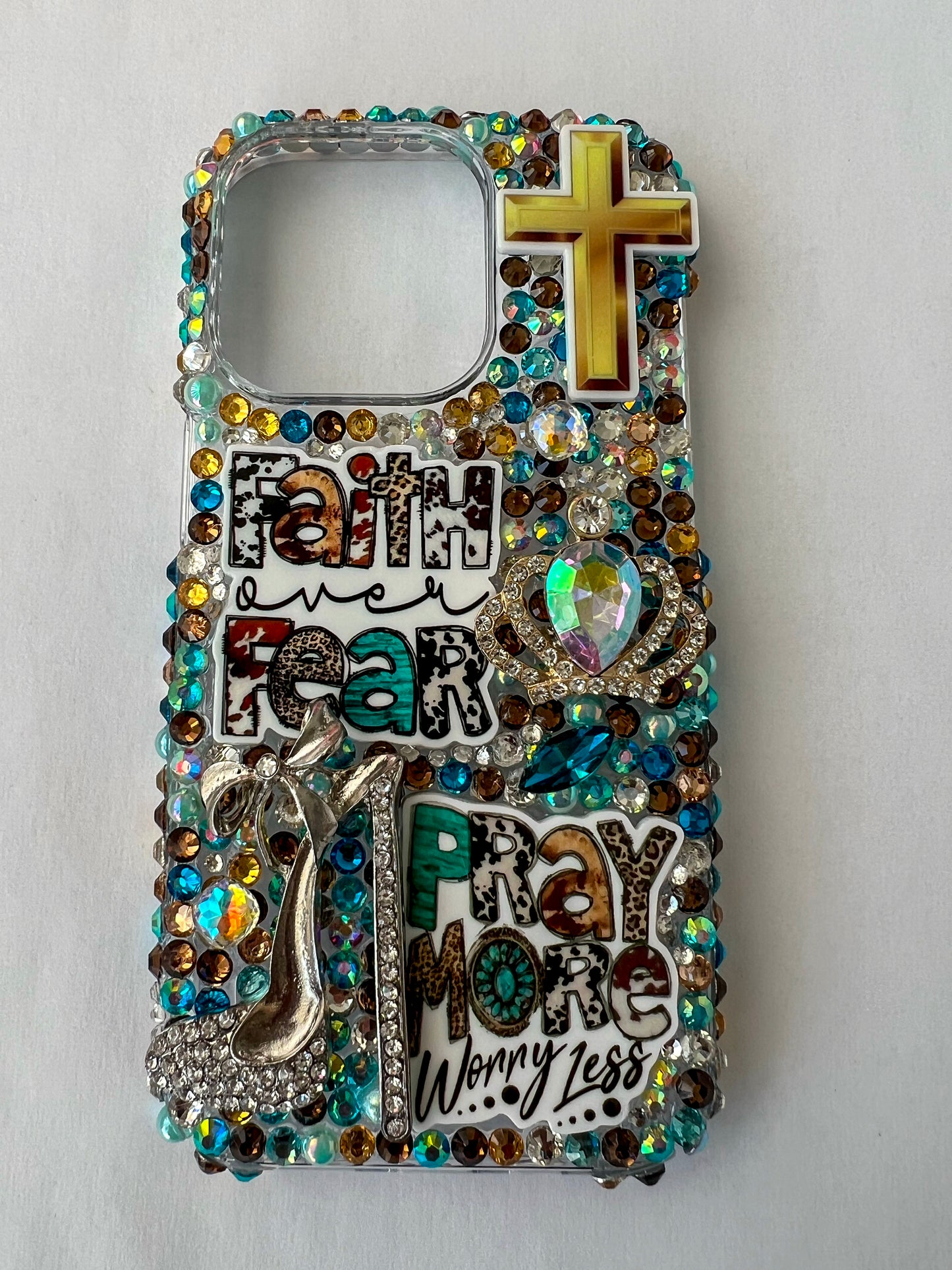 Faith over Fear iPhone 14 Pro Phone Case