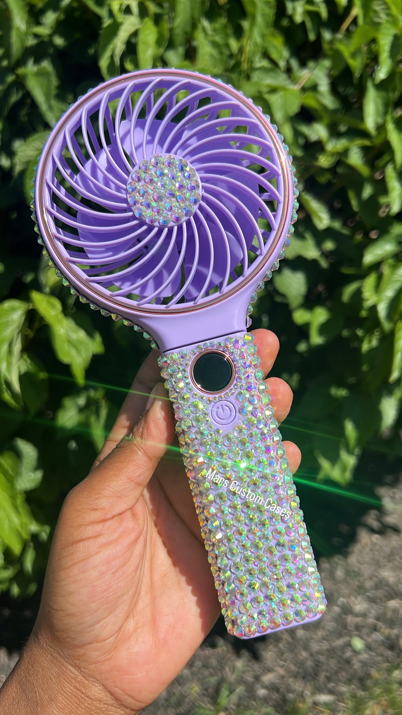 Custom Handheld Bling Fan