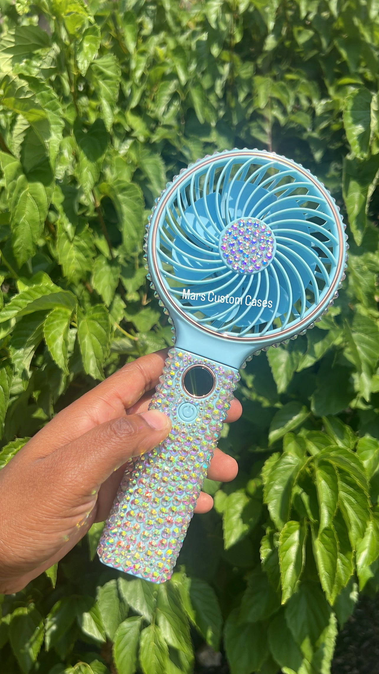 Custom Handheld Bling Fan