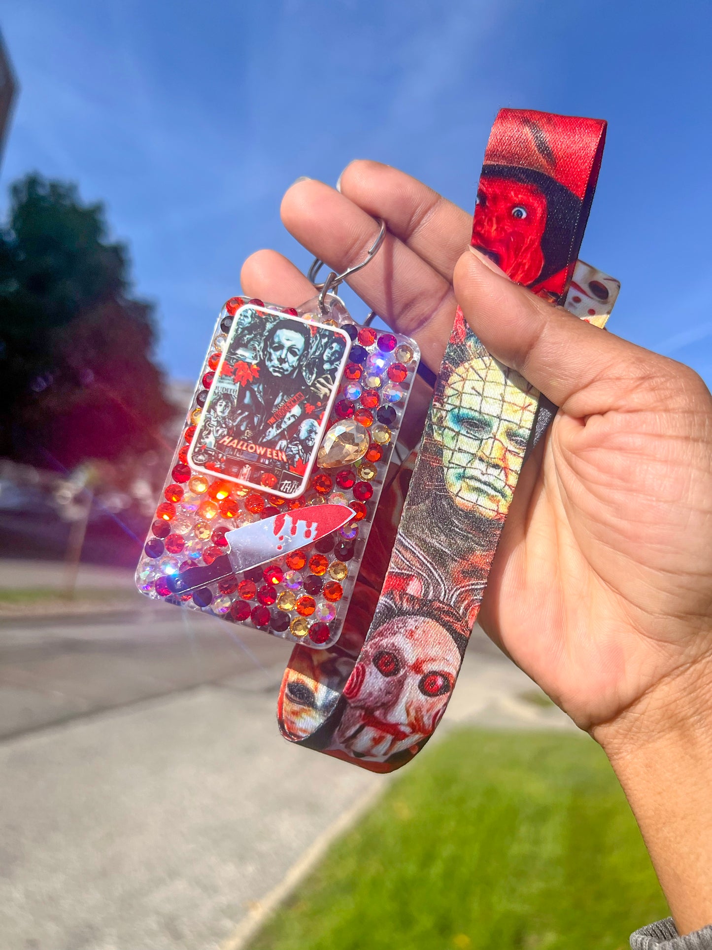 Halloween Keychains with Lanyard