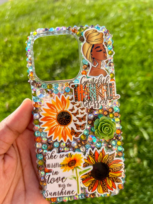 In love with a Sunflower IPhone 14 Pro Phone Case