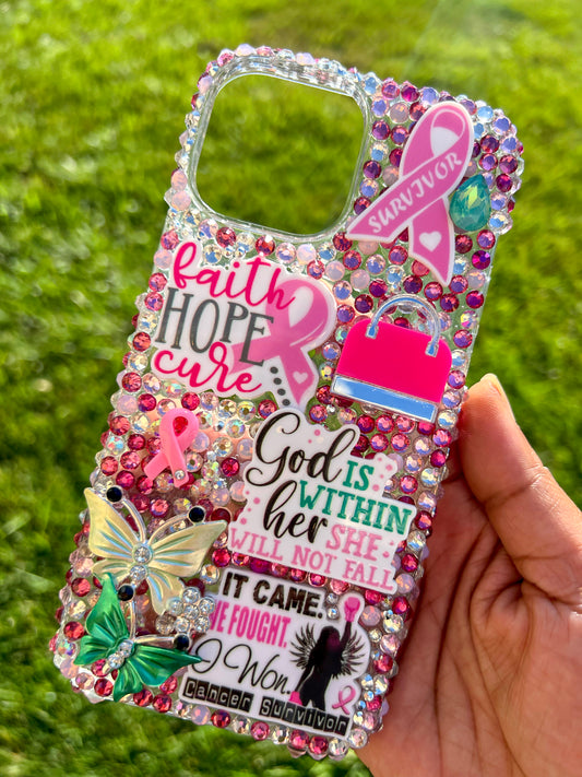 Faith Hope Cure IPhone 13 Pro Max Phone Case