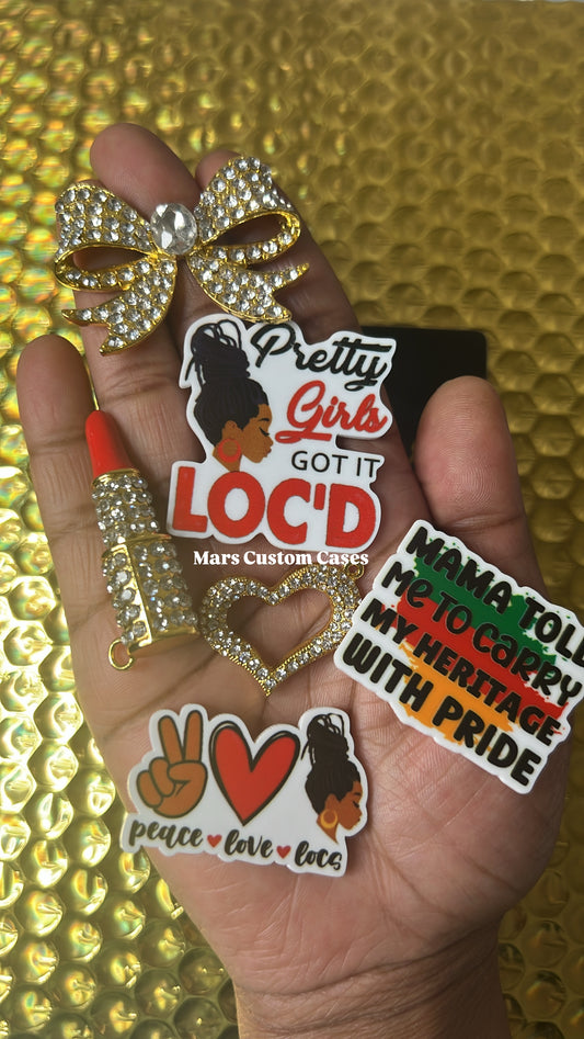 Pretty Girls Loc’d Phone Case Layout
