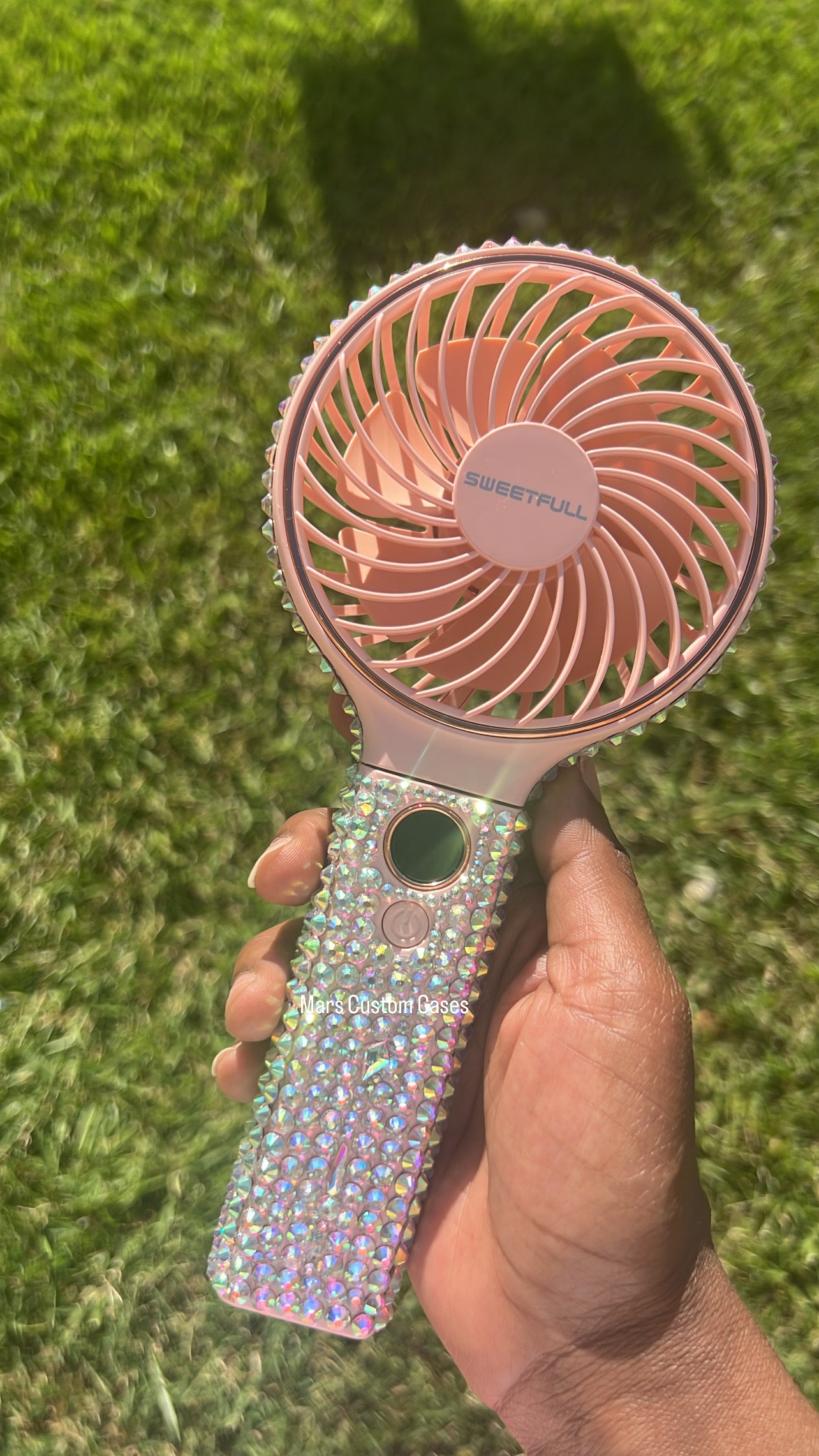 Custom Handheld Bling Fan