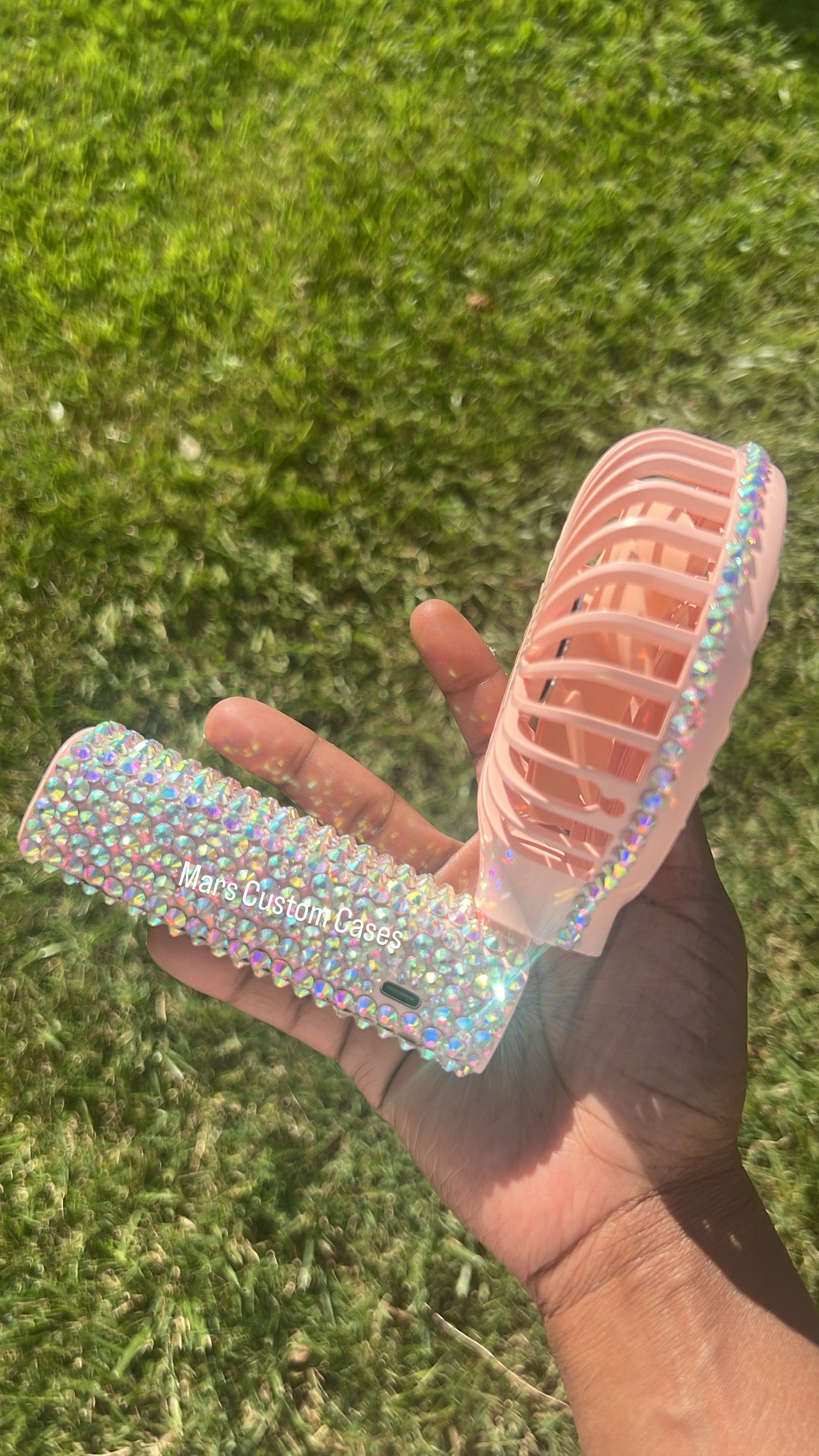 Custom Handheld Bling Fan