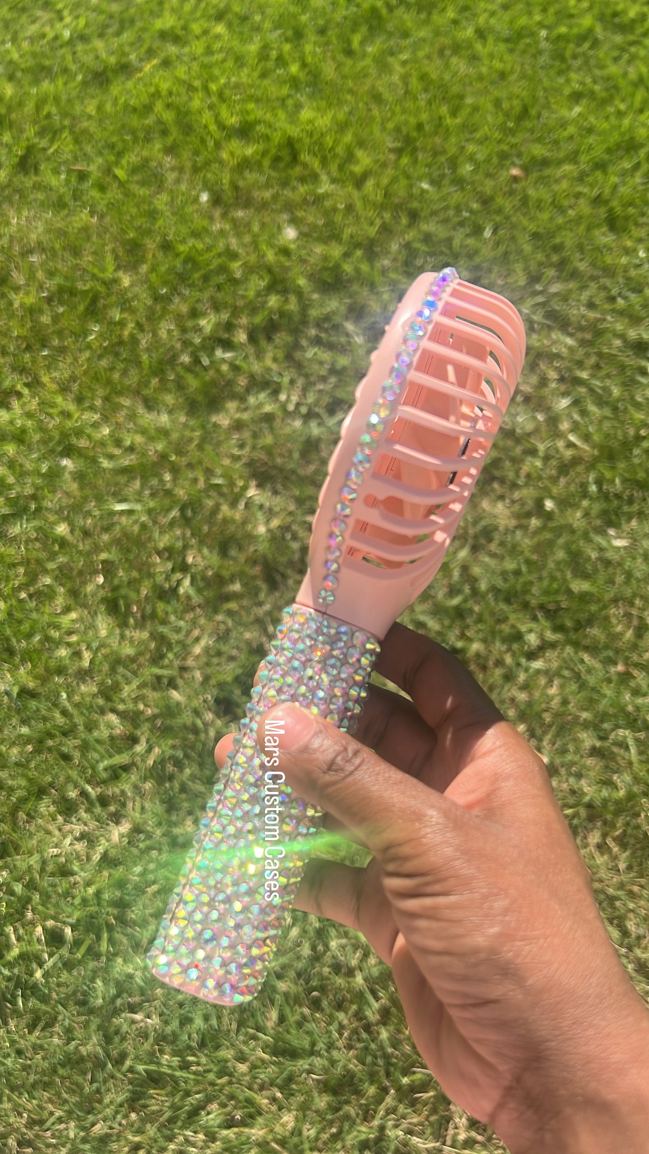 Custom Handheld Bling Fan