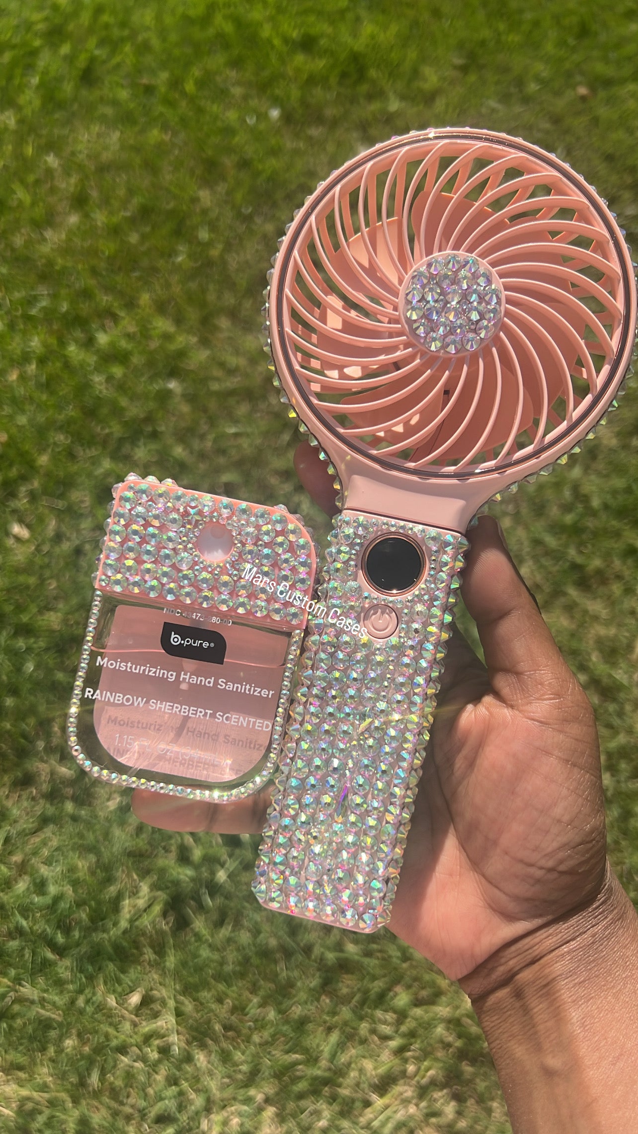 Custom Handheld Bling Fan