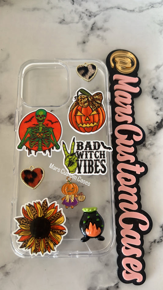 Bad Witch Vibes Phone Case Layout
