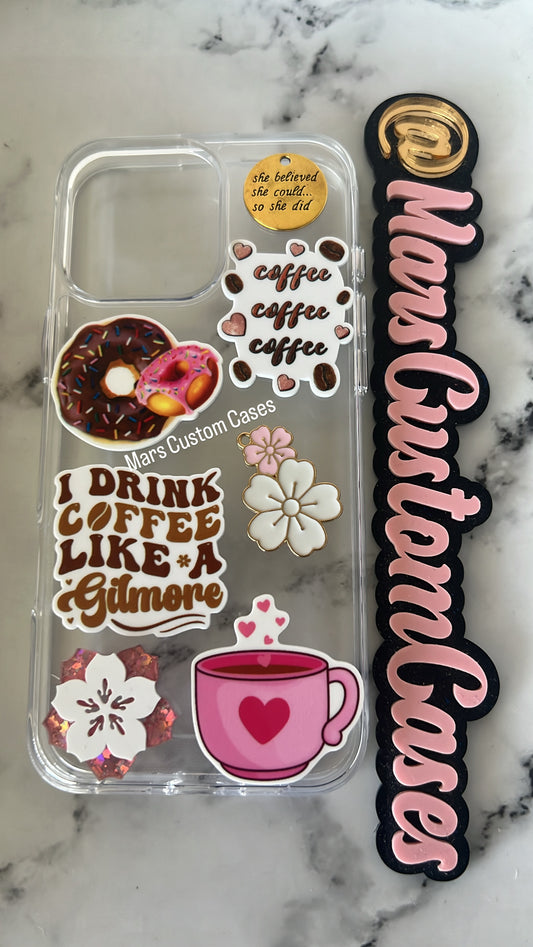 Coffee Coffee Coffee Phone Case Layout