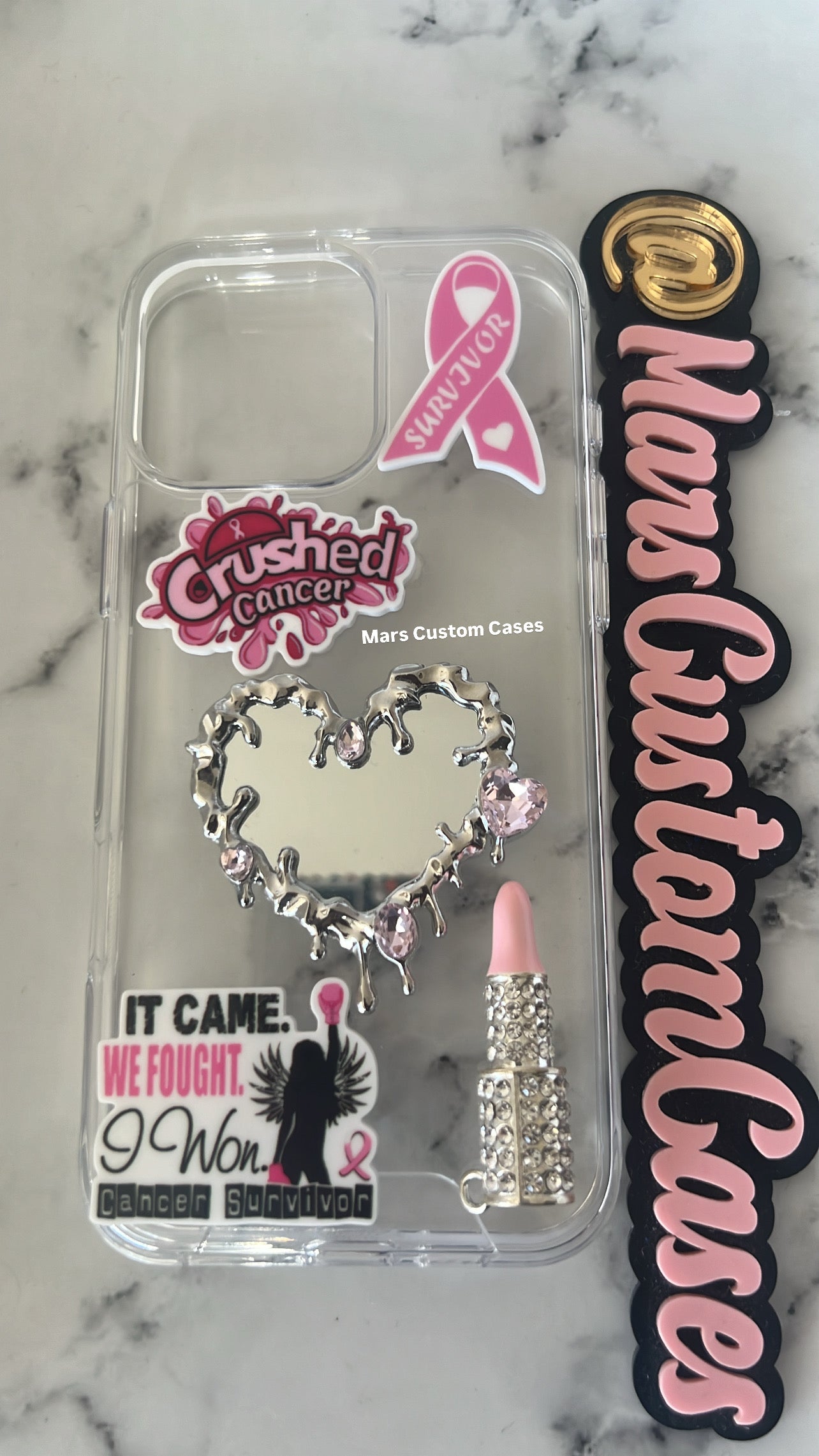 Crushed Cancer Phone Case Layout