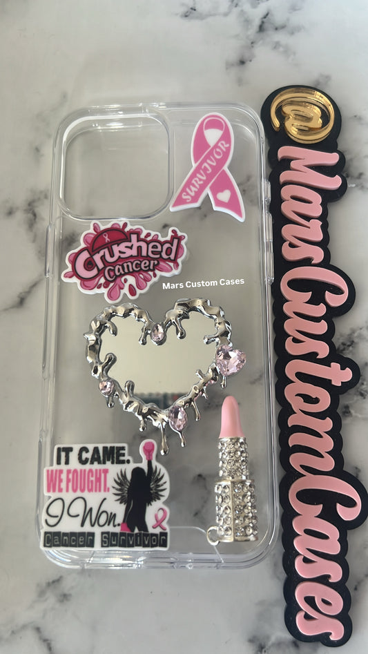 Crushed Cancer Phone Case Layout